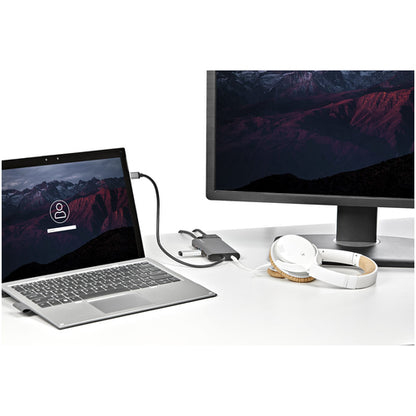 USB C MULTIPORT ADAPTER 100W PD USB C TO HDMI VGA MINI TRAVEL DOCK