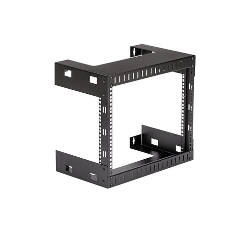 8U WALL MOUNT PATCH PANEL RACK 2 POST OPEN FRAME IT EQUIPMENT RACK