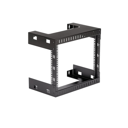 8U WALL MOUNT PATCH PANEL RACK 2 POST OPEN FRAME IT EQUIPMENT RACK