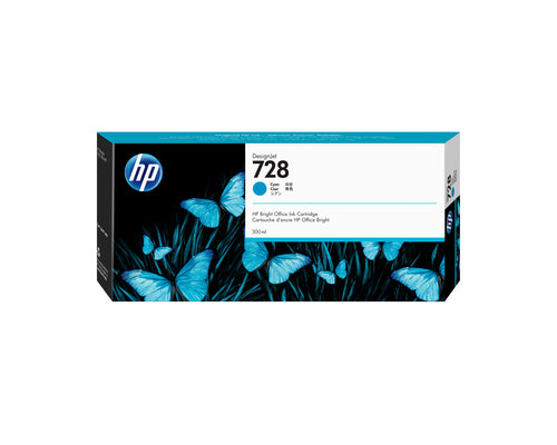 728 300-ML CYAN INK CARTRIDGE