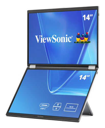 14 DUAL SCREEN WUXGA PORTABLE WITH USB-C AND PROTECTIVE