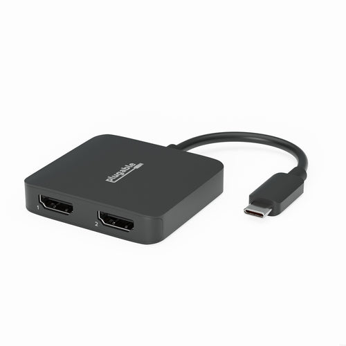 PLUGABLE USBC DUAL HDMI ADAPTER USB-C DUAL 4K HDMI DISPLAY ADAPTER