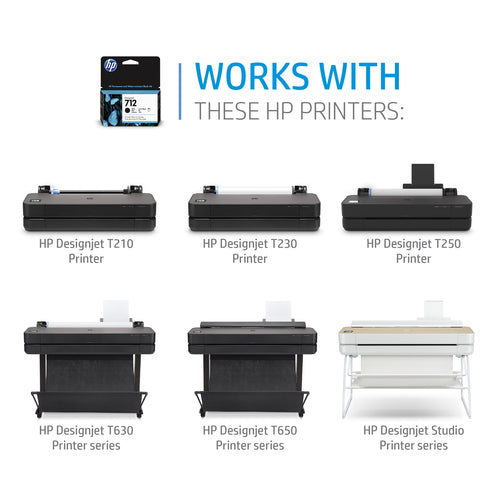 712 80ML BLACK INK CARTRIDGE