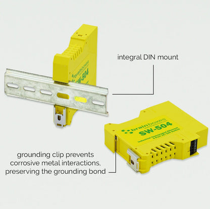 INDUSTRIAL ETH 4PORT SWITCH - 22 F+176 DEG F GALVANIC ISOLATION