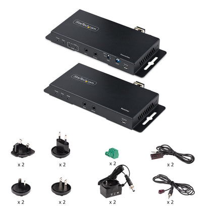 HDMI OVER FIBER EXTENDER KIT - 4K 60HZ TRANSMITTER/RECEIVER