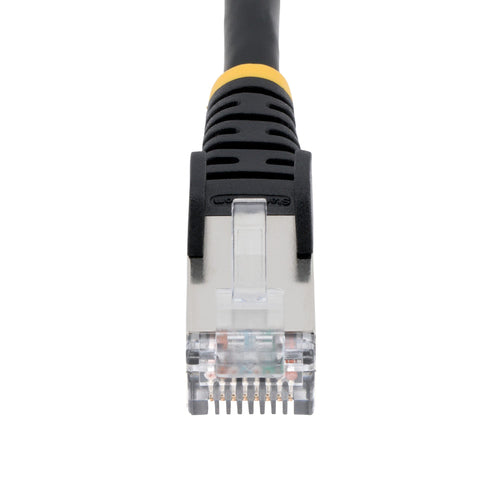 CAT6A ETHERNET CABLE - BLACK 10GBE S/FTP LSZH 100W POE