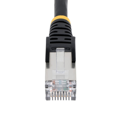 CAT6A ETHERNET CABLE - BLACK 10GBE S/FTP LSZH 100W POE