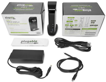 PLUGABLE UD-ULTC4K USB-C 4K TRIPLE DISPLAY DOCK W/ PD