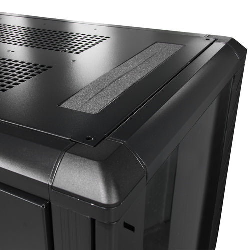 32U SERVER RACK CABINET 4 POST NETWORK EQUIPMENT RACK W/ CASTERS