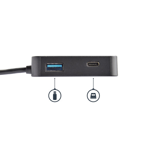 USB C MULTIPORT ADAPTER USBC 4K HDMI USB HUB MINI TRAVEL DOCK