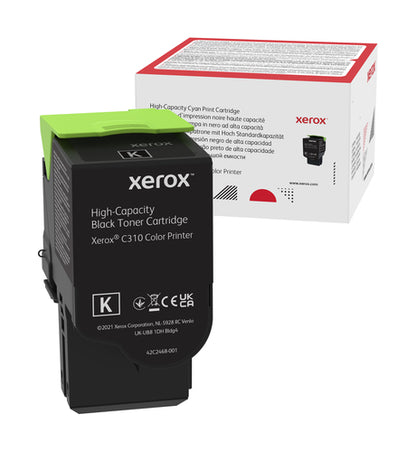GENUINE XEROX BLK HIGH CAPACTIY TONER CART XEROX C310 CLR PRNT 8000