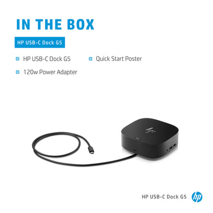HP USB-C DOCK G5 USB TYPE C 5TW10AA 5TW10UT