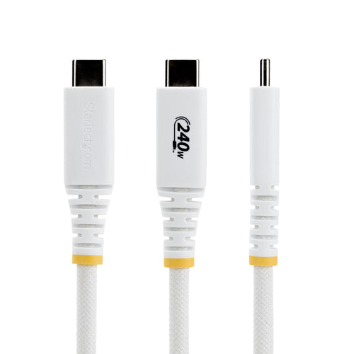USB-C CABLE USB-IF CERTIFIED 240W PD/SILICONE JACKET/RUGGED