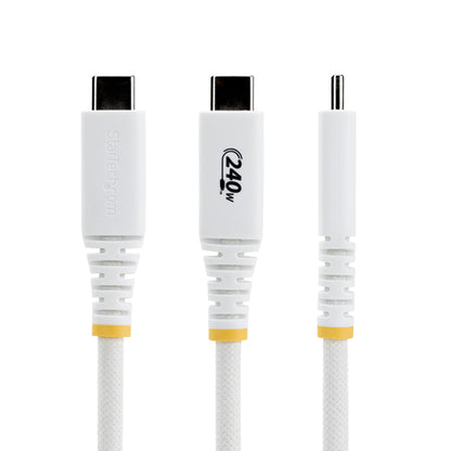 USB-C CABLE USB-IF CERTIFIED 240W PD/SILICONE JACKET/RUGGED