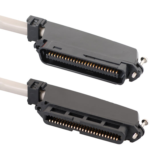 25-PAIR CABLE ASSEMBLY- F-M- 90°- 25'