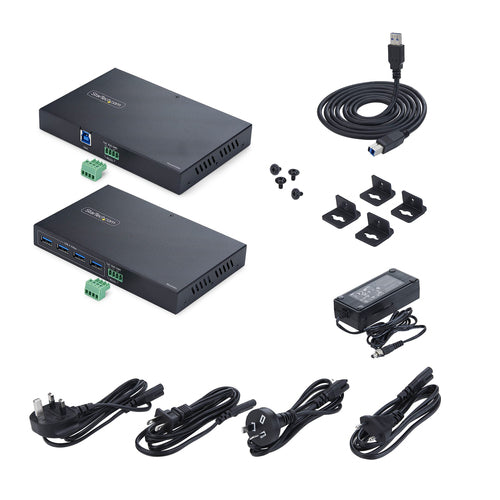 USB 3.0 EXTENDER OVER ETHERNET - 330FT VIA CAT6A/CAT7 RJ45 CABLE