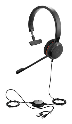 JABRA EVOLVE 30 II USB C/A MONO MS