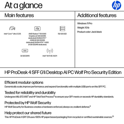 SMART BUY PRODESK 4 SFF G1I U5235 32GB/512 PC