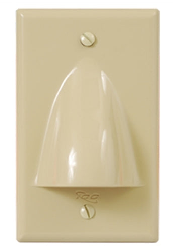 FACEPLATE- 1-GANG- BULK NOSE- IVORY
