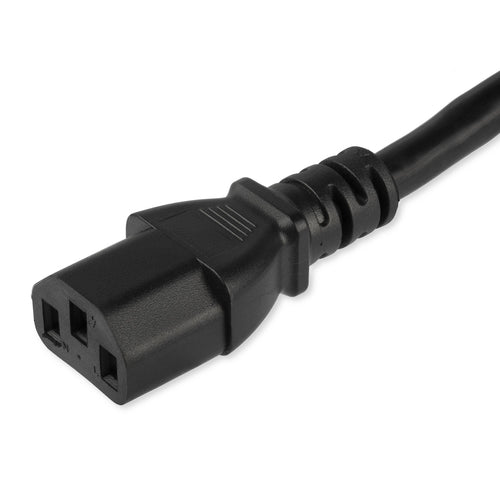 6FT COMPUTER POWER CORD NEMA 5-15P TO C13 AC POWER MONITOR CABLE