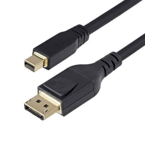 MINI DISPLAYPORT TO DISPLAYPORT 1.4 CABLE 8K HBR3 VIDEO CORD 10FT