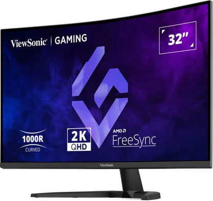 32IN CURVED GAMING MONITOR WITH 1440P 1MS 180HZ FREESYNC