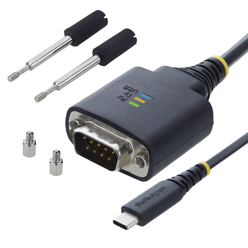 1FT USB-C SERIAL ADAPTER CABLE - FTDI TYPE-C TO DB9 RS232 (1P1FFC-USB-C-SERIAL)