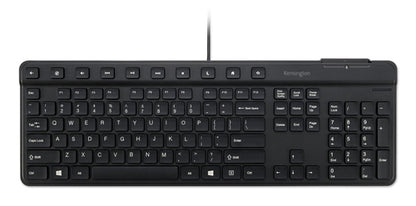 SIMPLE SOLUTIONS WIRED KEYBOARD WITH SMART CARD READER (CAC)