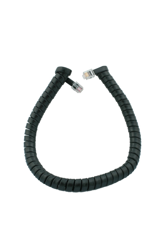 CORD COILED 6 CON. 15' BLACK
