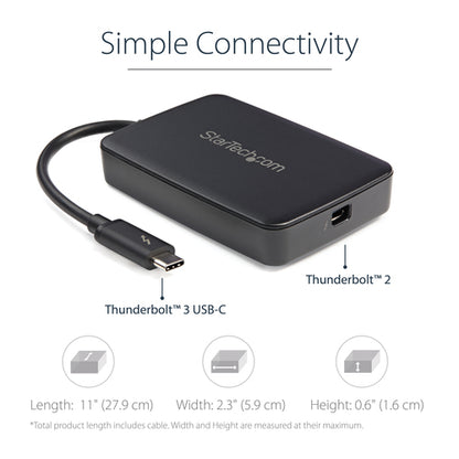 THUNDERBOLT 3 TO THUNDERBOLT 2 ADAPTER TB3 TO TB2 CONVERTER