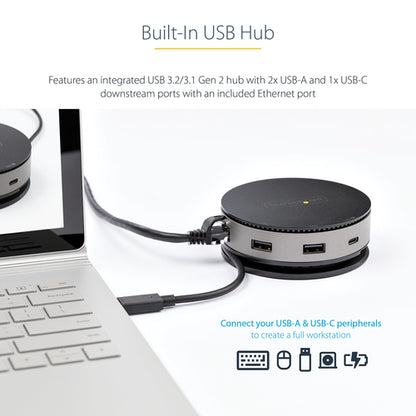 USB C MULTIPORT ADAPTER 75W PD 4K HDMI USB HUB MINI TRAVEL DOCK