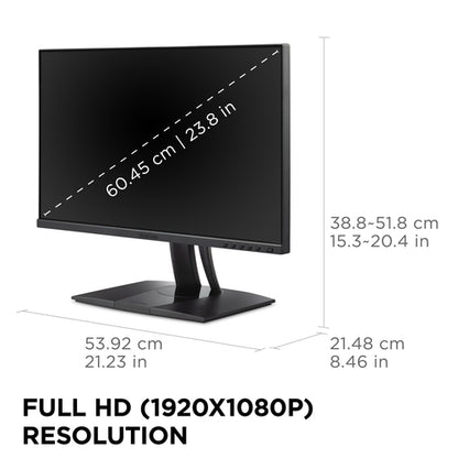 24IN FULL HD IPS MONITOR WITH USB-C DISPLAYPORT HDMI USB-A (VP2456A)