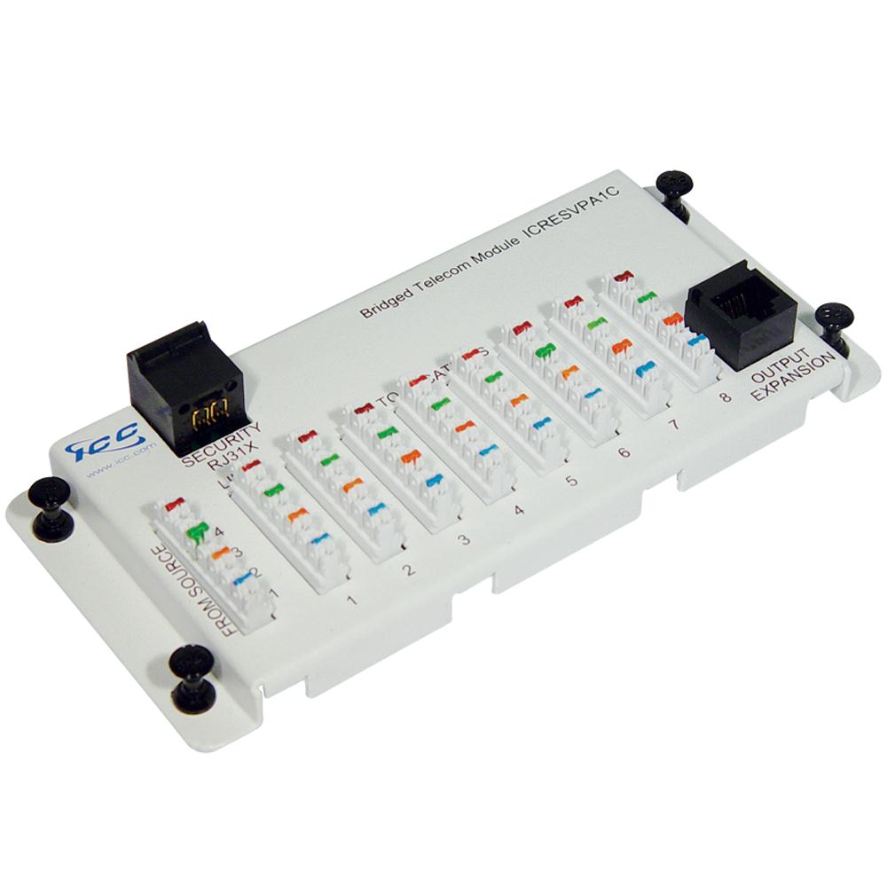 RESI MODULE- TELEPHONE- 8-PORT W/RJ31X