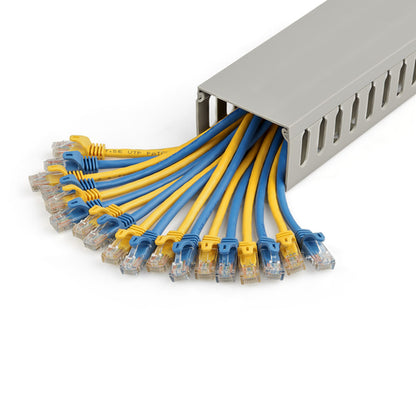 SLOTTED CABLE RACEWAY W/ COVER OPEN SLOT CABLE MANAGEMENT DUCT