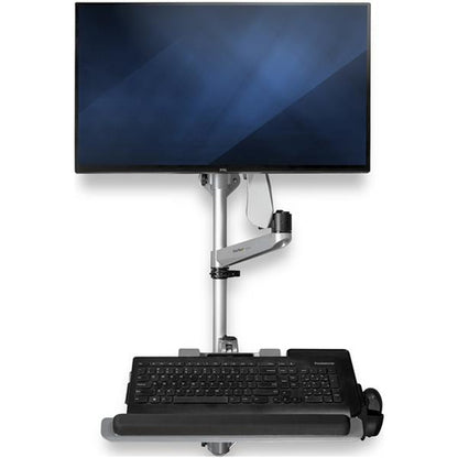 WALL MOUNT WORKSTATION STANDING DESK ARTICULATING MONITOR ARM