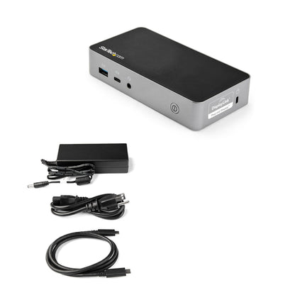 DUAL MONITOR USB C DOCK 65W TYPE C DOCKING STATION USBC DOCK