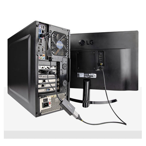 DVI TO DISPLAYPORT ADAPTER DVI-D DP VIDEO CONVERTER USB POWER