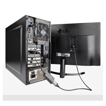 DVI TO DISPLAYPORT ADAPTER DVI-D DP VIDEO CONVERTER USB POWER
