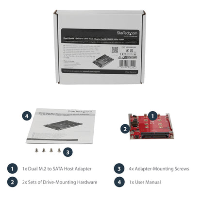 DUAL M.2 TO SATA ADAPTER RAID M2 SATA TO SATA III SSD CONVERTER