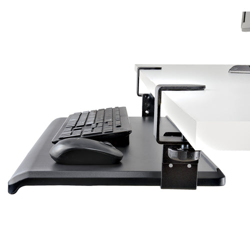 UNDER DESK KEYBOARD TRAY - THREE HEIGHT OPTIONS - UP TO 26 LB