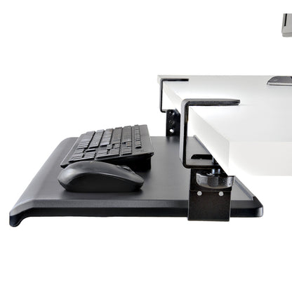 UNDER DESK KEYBOARD TRAY - THREE HEIGHT OPTIONS - UP TO 26 LB