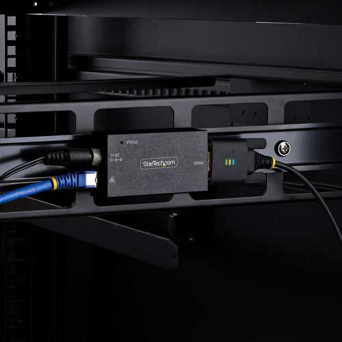 SERIAL TO ETHERNET ADAPTER - LAN TO DB9 CONVERTER RS232 OVER IP