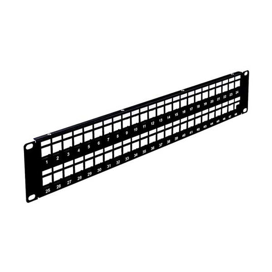 48 PORT BLANK PATCH PANEL 2U