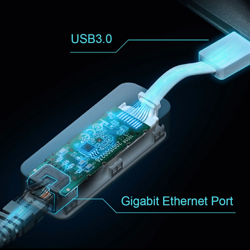 USB3.0 TO GIGABIT ETHERN ADAPT 1 USB 3.0  1PORT ETHERN (UE300)