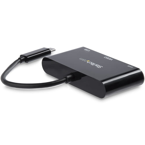 USB C MULTIPORT ADAPTER 60W PD VGA USBC MINI TRAVEL DOCK W/ USB