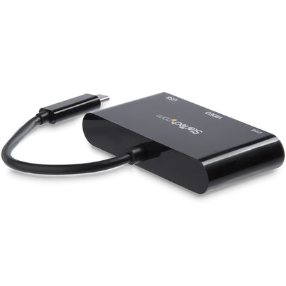 USB C MULTIPORT ADAPTER 60W PD VGA USBC MINI TRAVEL DOCK W/ USB