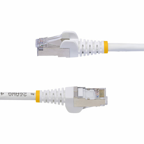 CAT8 ETHERNET CABLE WHITE 25G/40G S/FTP LSZH 100W POE