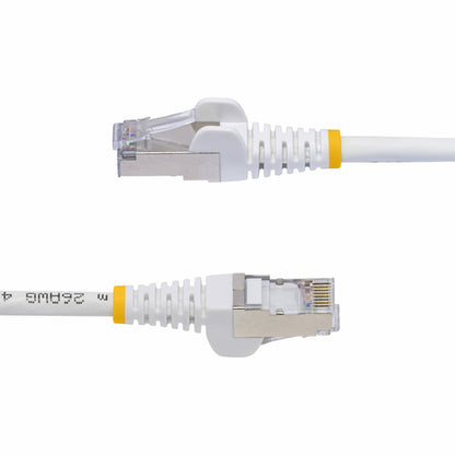 CAT8 ETHERNET CABLE WHITE 25G/40G S/FTP LSZH 100W POE