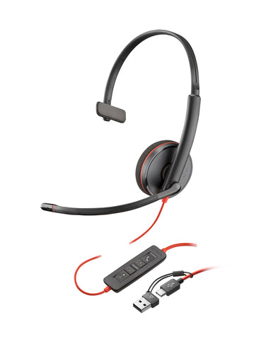 POLY BW 3215 USB-C HS USB-C/A BULK