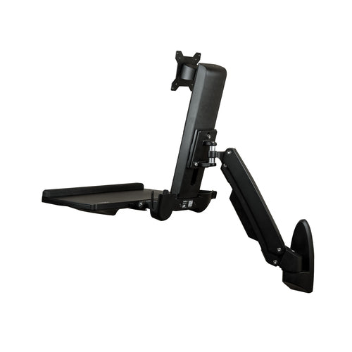 WALL MOUNT WORKSTATION STANDING DESK HEIGHT ADJUSTABLE MONITOR